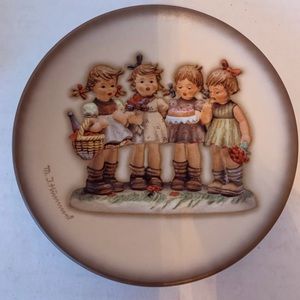 M J Hummel “We Wish You The Best” 4” Plate